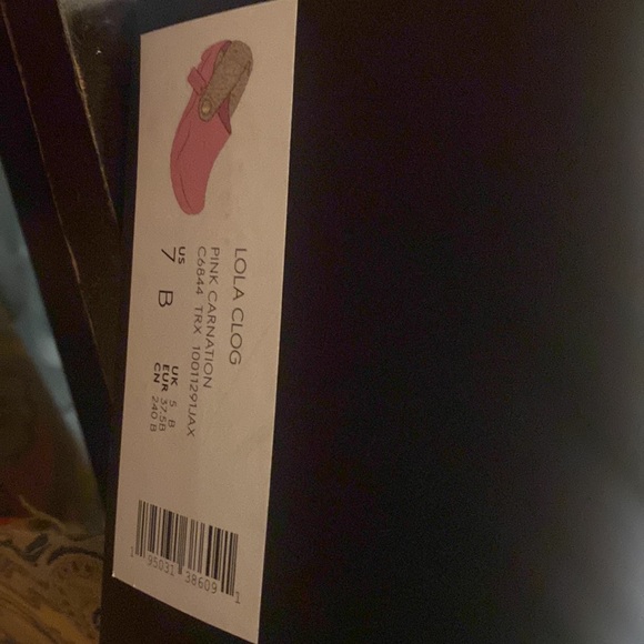 New in box pink coach clogs - Picture 2 of 5